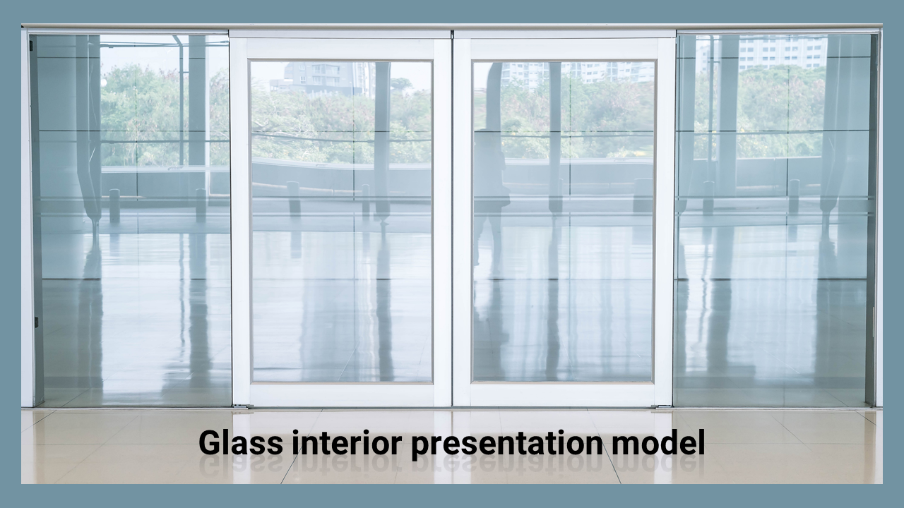 Glass interior presentation model